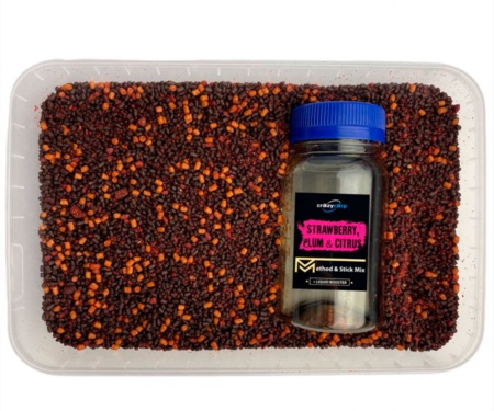 Спод мікс Crazy Carp Method & Stick Mix Strawberry/Plum/Citrus