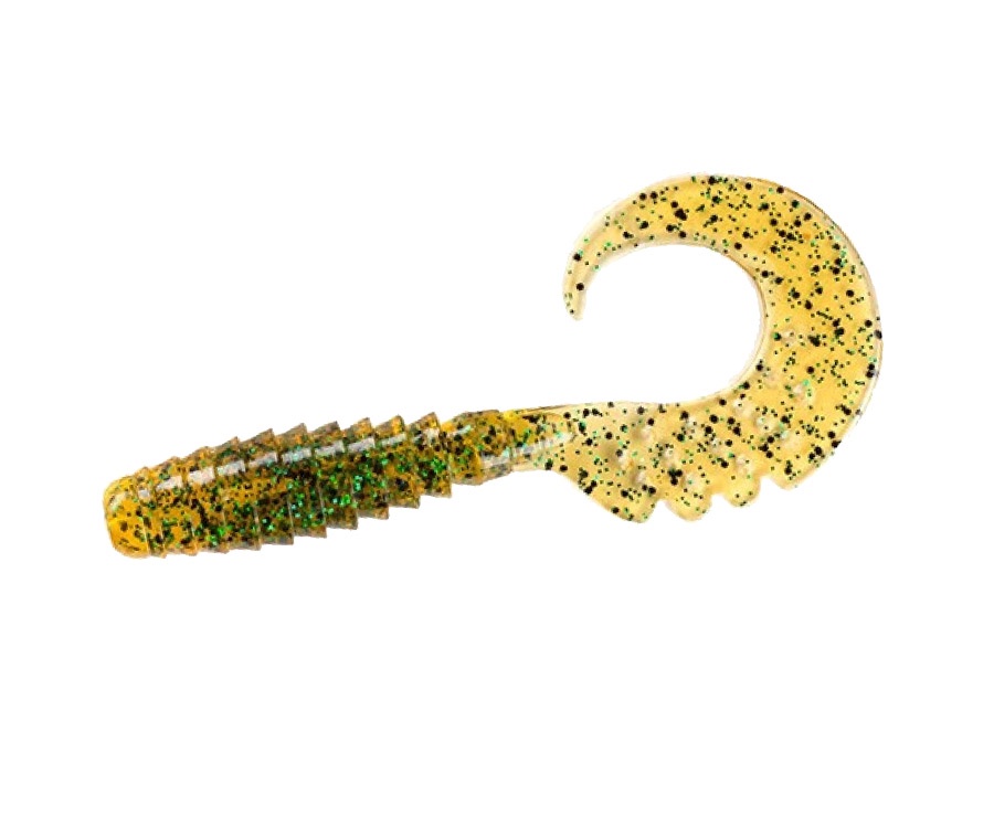 Твистер Fishup Fancy Grub 2.5" #036 Caramel Green Black