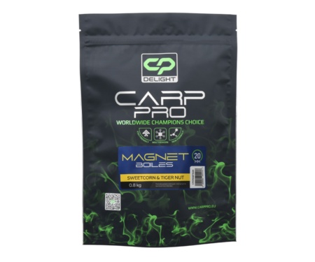 Бойли Carp Pro Delight Magnet Boiles Sweetcorn &Tiger nut 20мм 800г