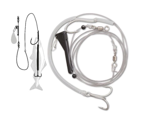 Готовая оснастка Zebco Z-Sea Halibut Rig №10/0 4/0 1.2мм 210см 65кг