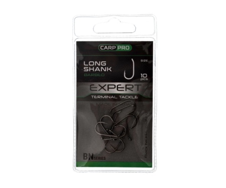 Гачки Carp Pro Black Nickel Long Shank №4