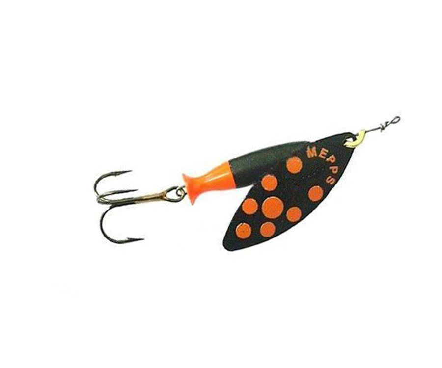 Блесна Mepps Aglia Long Heavy Black/Orange 24г