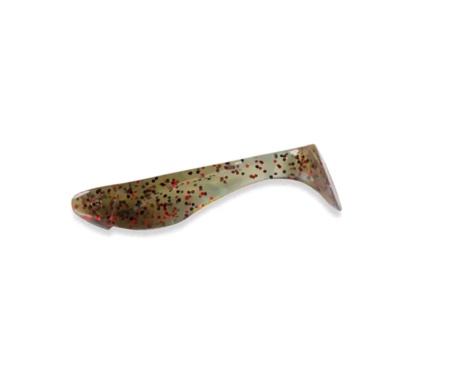 Силікон Fishup Wizzy 1.5" #045 Green Pumpkin/Red & Black