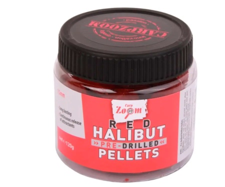 Насадковий пелетс Carp ZoomPre-Drilled Red Halibut Pellets 20мм 120г