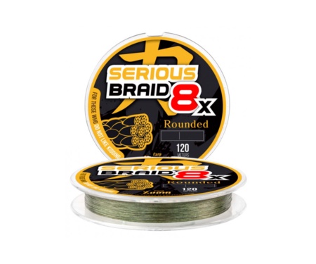 Шок-лідер Carp Zoom Serious 8X Braided Line Green 120м 0.33мм 28.41кг