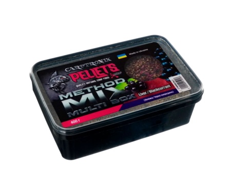 Прикормочний мікс Carptronik Method mix Multi Box Liver/Вlackcurrant