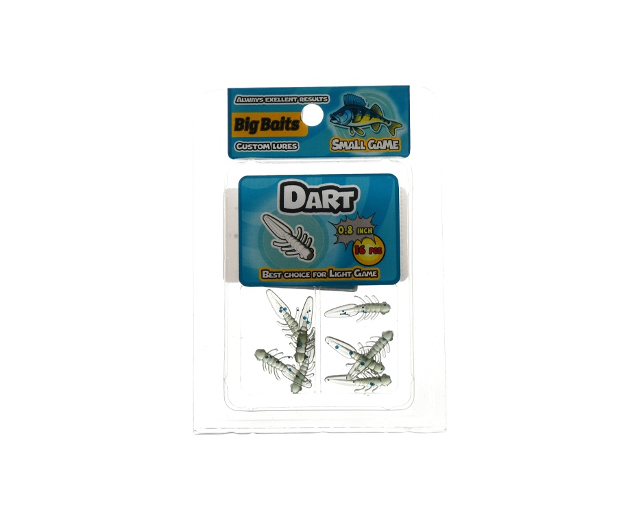 Нимфа Big Baits Dart 0,8" #101 Watermelon