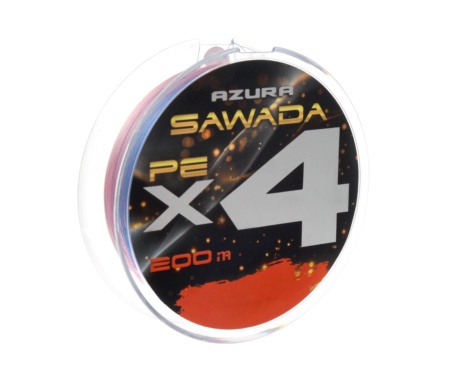Шнур Azura '25 Sawada X4 Multicolor 200м #0.2 0.074мм