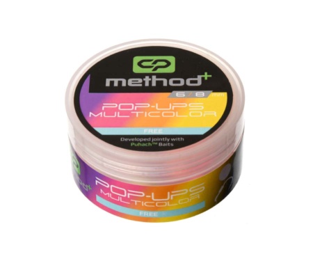 Бойли Carp Pro Method⁺ Multicolor Pop Ups 8/6 мм Free