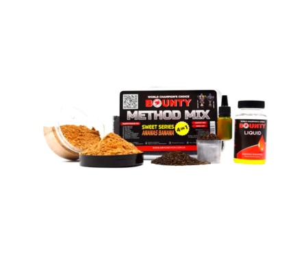 Прикормка Bounty Method Mix 4in1 Ananas Banana
