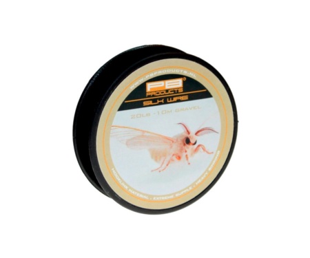 Поводковий матеріал PB Products Silk Wire 20lb Gravel 10м