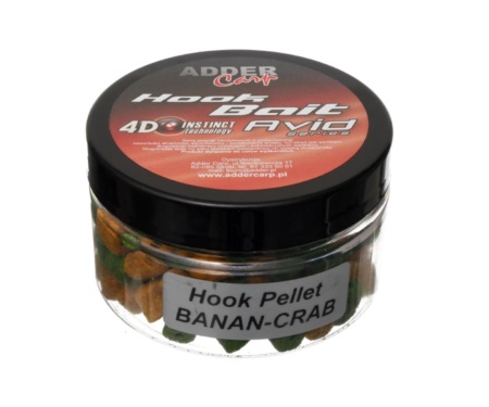 Пелетс Adder Carp Hook Pellet Avid Banan Crab 8мм 100мл