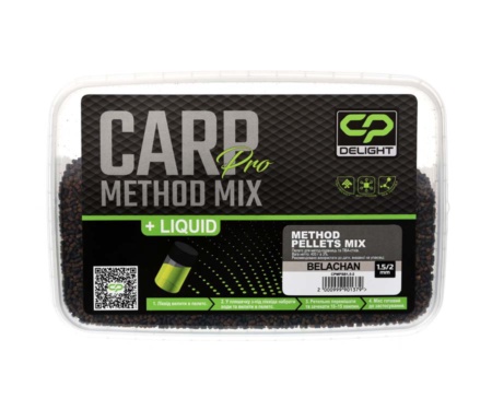 Прикормочный микс Carp Pro Delight Method Pellets Mix 1.5/2мм Belachan + Ликвид