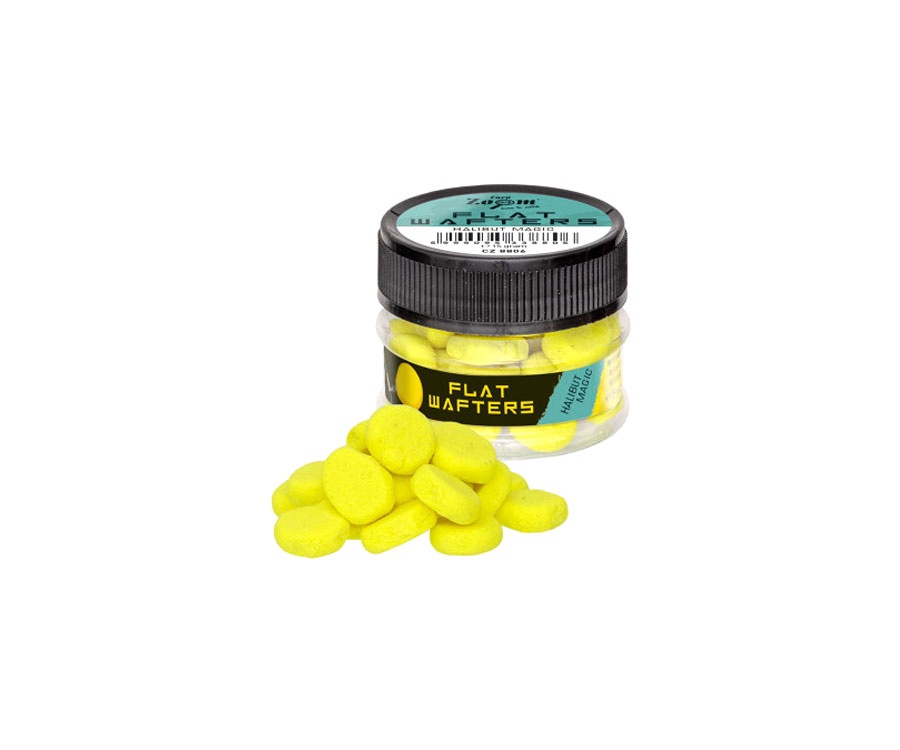 Бойлы Carp Zoom Flat Wafters Halibut Magic 15г