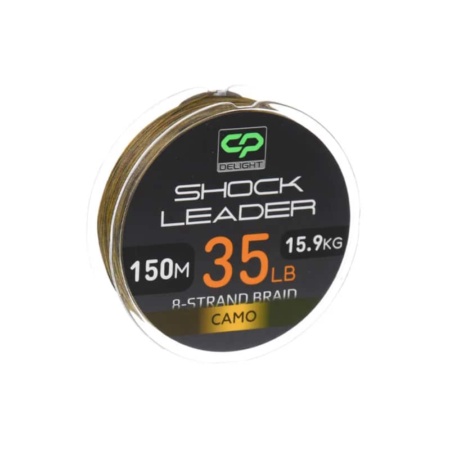 Шок-лидер Carp Pro Delight Shock Leader Х8 Camo 150м 35lb