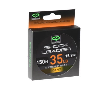 Шок-лидер Carp Pro Delight Shock Leader Х8 Camo 150м 35lb