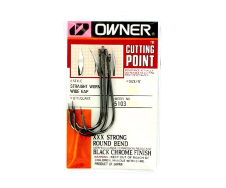Гачки Owner 5103 Straight Shank Wide Gap №1/0