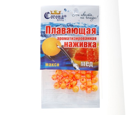 Пенопластовые шарики Corona fishing Мед (макси)