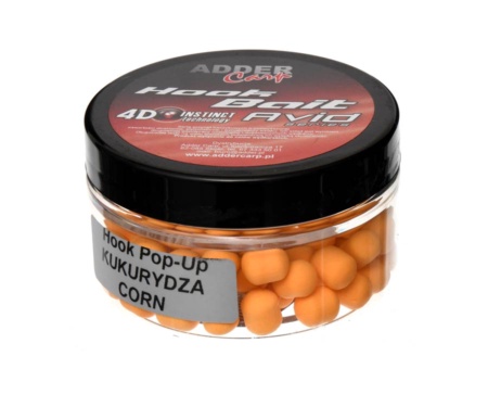 Бойли Adder Carp Hook Boilies Avid Pop-Up Dumbell 90мл 8/10мм Corn