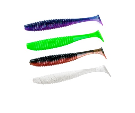 Силікон Angry Baits Shiner 4" AB MIX2