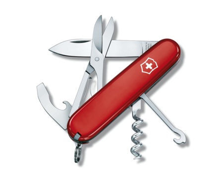 Мультитул Victorinox Swiss Army Compact красный