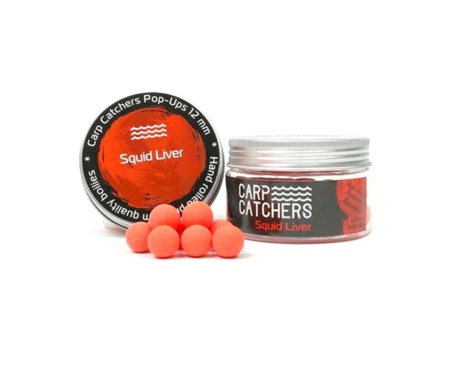 Бойлы pop-up Carp Catchers Squid Liver 12мм