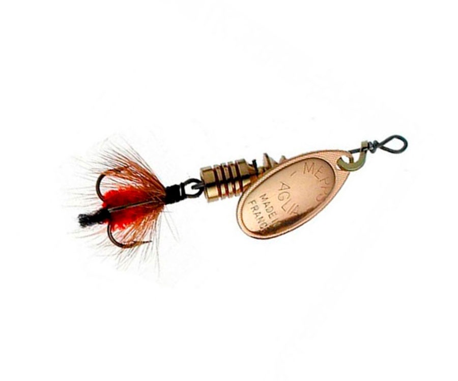 Блесна Mepps Aglia Mouche Copper/Red Fly #0 2.5г