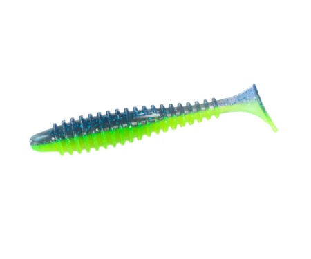 Виброхвост Angry Baits Fatik 2.8" Acid Violet UV