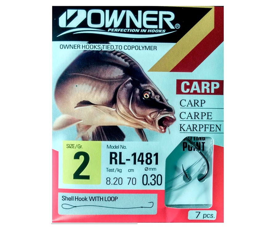 Крючки с поводком Owner RL-1481 №2 #2