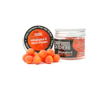 Бойлы pop-up Carp Catchers Megaspice&Black Pepper 10мм