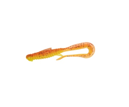 Силикон Angry Baits Mad Worm 3,5 HOT Carrot UV