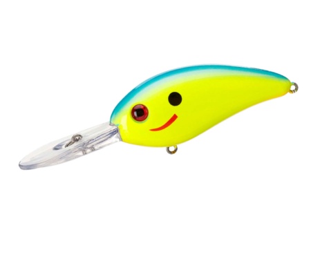 Воблер Bomber Fat Free Shad Jr 61мм Chartreuse Blue