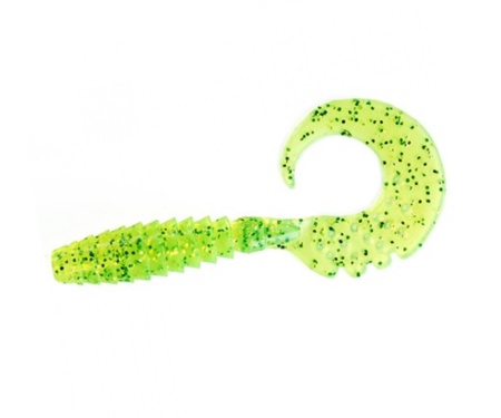 Твистер Fishup Fancy Grub 2.5" #026 Fluo Chartreuse Green