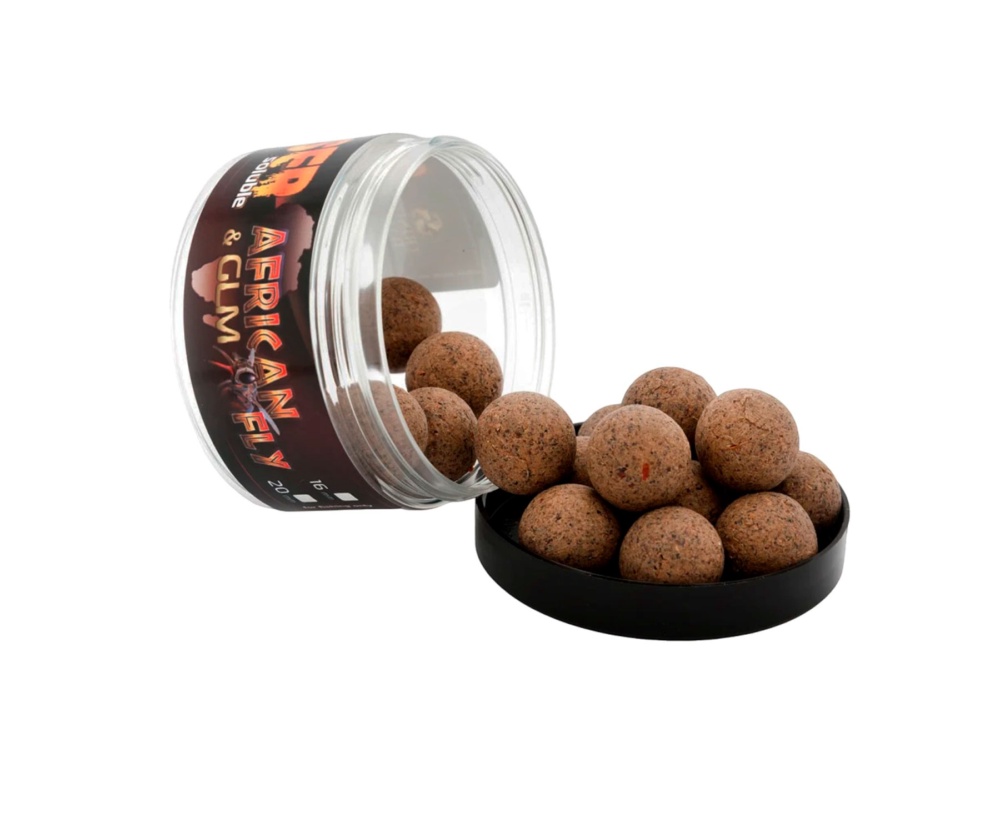 Бойлы Trinity Baits Geyser Soluble 16мм African Fly and GLM