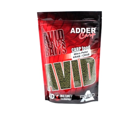 Мікропеллетс Adder Carp Mikro Pellet Avid Crab 300г, 2мм
