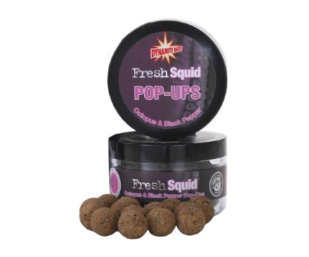 Бойли Dynamite Baits Pop-Ups Fresh Squid Octopus & Black Pepper 15мм