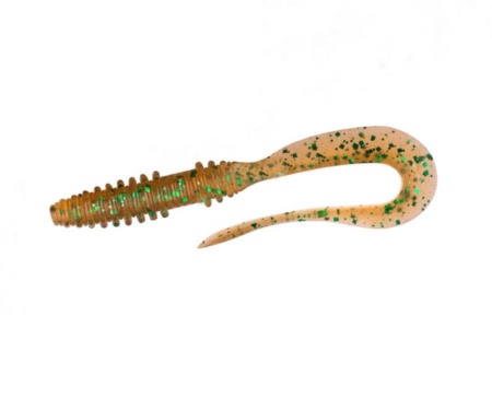 Силікон Keitech Mad Wag Mini 2.5" EA#02 Peach Green Flk.