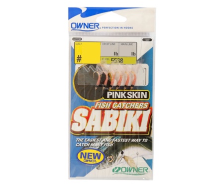 Морське оснащення Owner 5538 Sabiki Shrimp Skin №10, 6 гачків