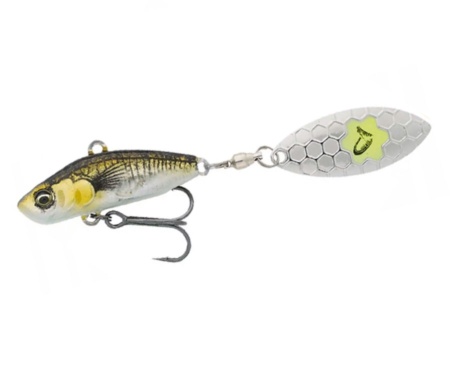 Тейл-спиннер Savage Gear 3D Sticklebait Tailspin 7.3см 13г S GS AYU