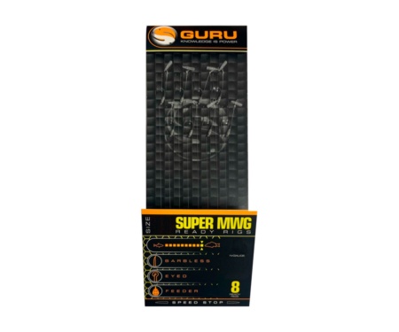 Готовый поводок Guru SMWG Speed Stop Rig 4" №10 0.19мм 8шт