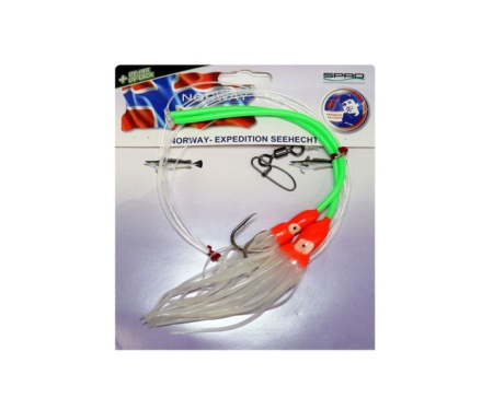 Оснастка морская Spro Norway Expedition Sea Pike Rig 1 353см 1.0-1.0мм 2 шт. №8/0