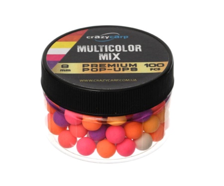 Бойли Crazy Carp Multicolor Pop-ups 8 мм