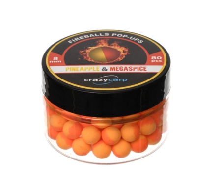 Бойли Crazy Carp  Pineapple & Megaspice 8мм