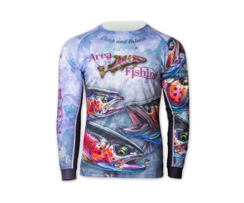 Дышащая джерси мужская Veduta Trout Area Fishing 2XL #1
