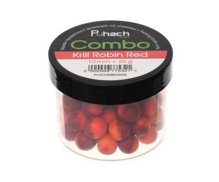 Бойли Puhach Baits Combo 10мм Krill Robin Red