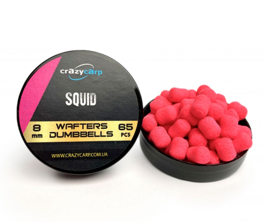Бойлы Crazy Carp Wafters Squid 8мм