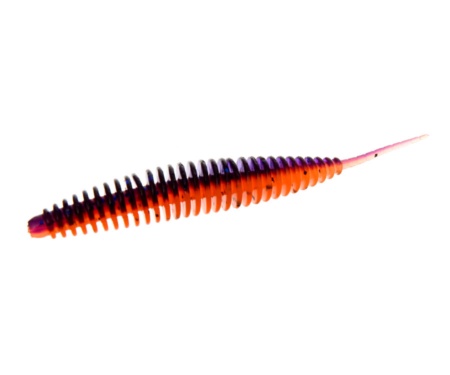 Силикон Flagman Hitomi 3.5" #0502 Violet/Orange