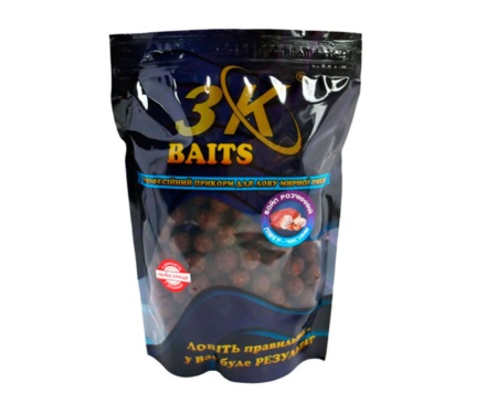 Бойл розчинний 3KBaits 16мм 800г лівер-часник