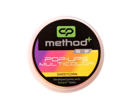 Бойли Carp Pro Method⁺ Multicolor Pop Ups 8/6мм Sweet Corn