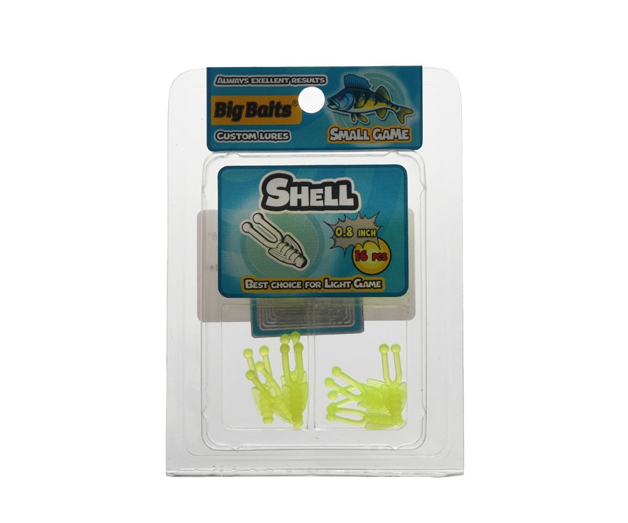 Нимфа Big Baits Shell 0.8" #307 Lemon